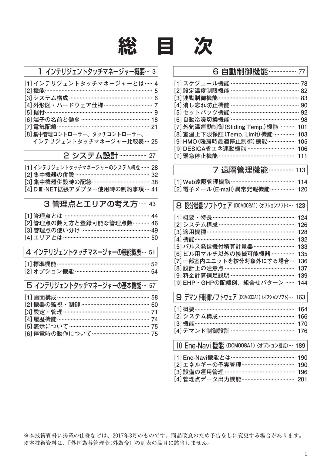 2017 インテリジェントタッチマネージャー技術資料 | カタログビュー 2017 インテリジェントタッチマネージャー技術資料 | カタログビュー